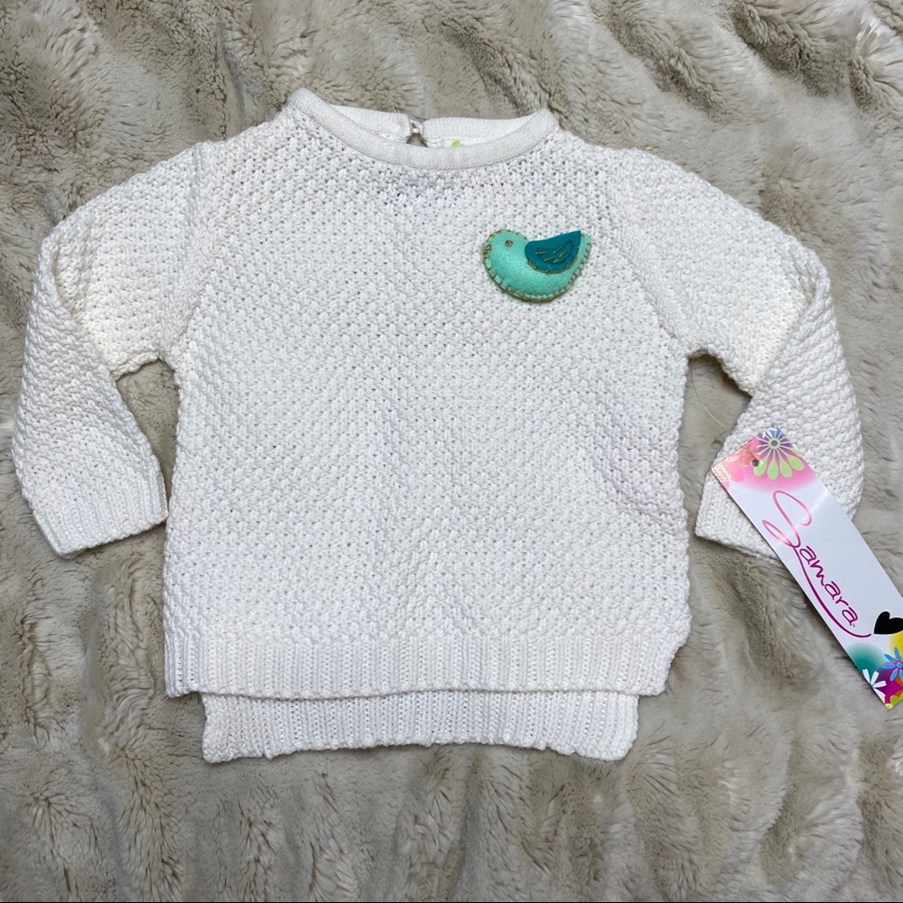 Samara NWT toddler bird sweater size 4T